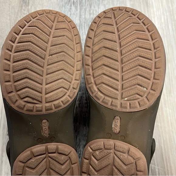 Crocs Sandals Clogs Womens Size 8 Carlie Mary Jane T Strap Translucent Green - Picture 7 of 8